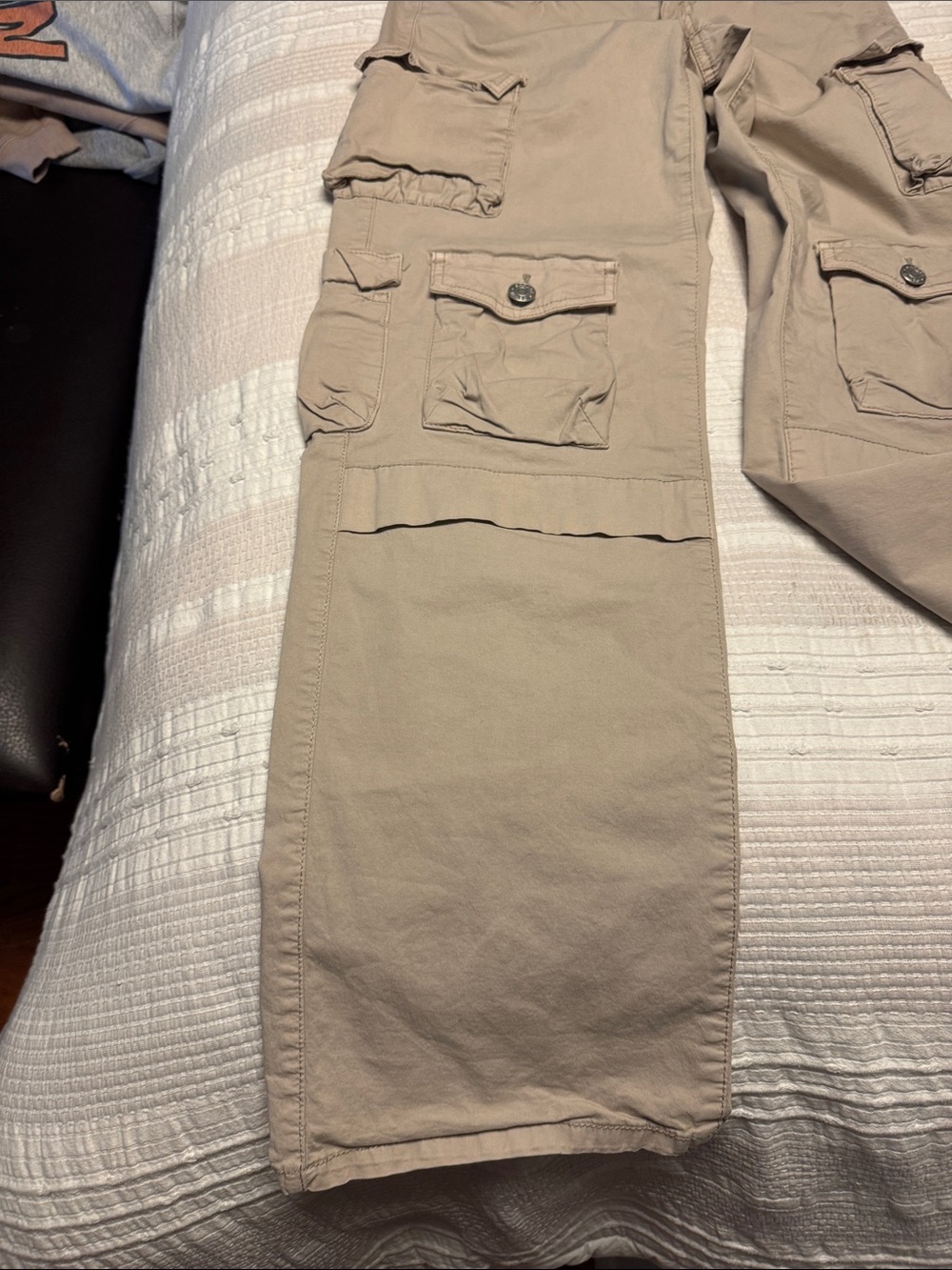 Garage Beige Utility Cargo Pants size 0 - Picture 5 of 12